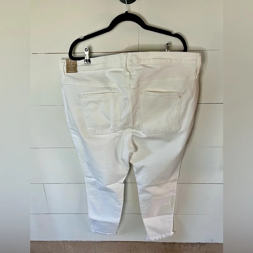 NWT‎ Madewell Pure White Petite 10